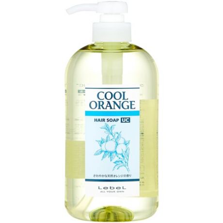 Lebel Cosmetics шампунь Cool Orange Hair Soap Ultra Cool, 600 мл