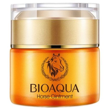 BioAqua Horseoil Ointment Увлажняющий крем для лица с лошадиным маслом, 50 г