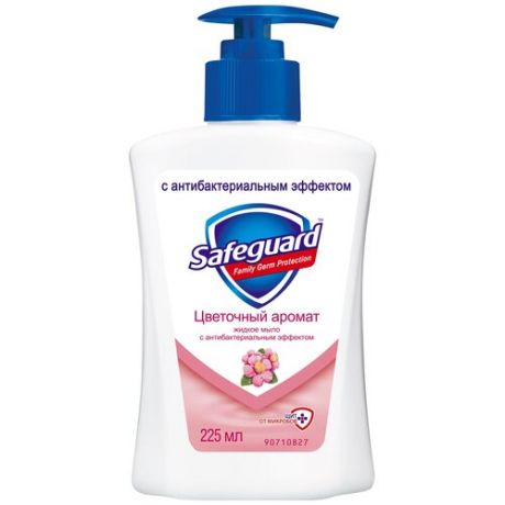 Safeguard Антибактериальное жидкое мыло Цветочный аромат, 225 мл