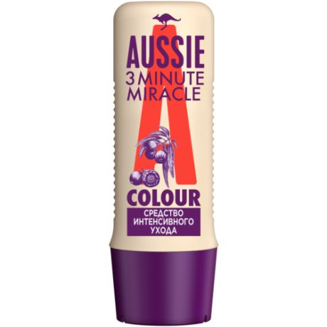 Aussie 3 Minute Miracle Colour Средство интенсивного ухода для окрашенных волос, 250 мл, бутылка