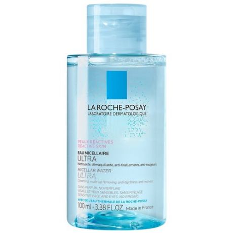 La Roche-Posay мицеллярная вода для чувствительной и склонной к аллергии кожи лица и глаз Ultra Reactive, 200 мл