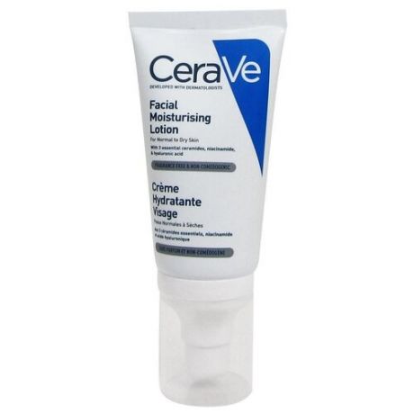 CeraVe Facial Moisturising Lotion Увлажняющий лосьон для лица, 52 мл