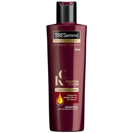 TRESemme шампунь Keratin Color для окрашенных волос с экстрактом икры, 400 мл