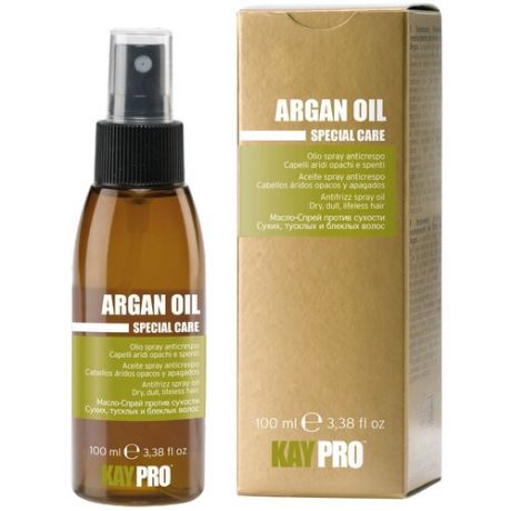 KayPro Argan Oil Масло-спрей с аргановым маслом против сухости волос, 100 мл