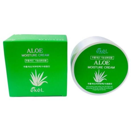 Ekel Moisture Cream Aloe Увлажняющий крем для лица с экстрактом алоэ, 100 г