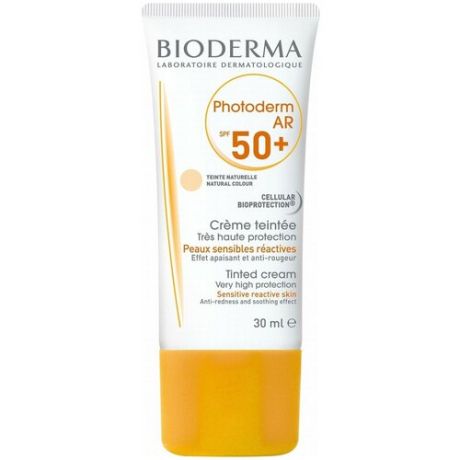 Bioderma крем Photoderm AR Tinted тон натуральный, SPF 50, 30 мл, 1 шт