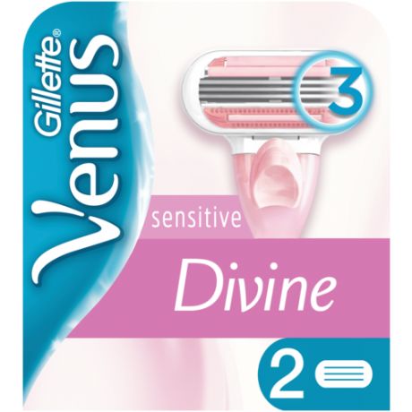 Venus Divine Sensitive Сменные кассеты, 4 шт.