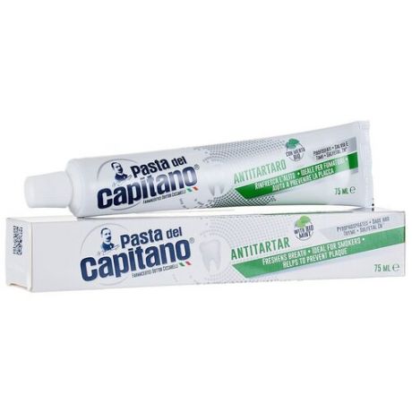Зубная паста Pasta del Capitano Против образования зубного камня, 75 мл