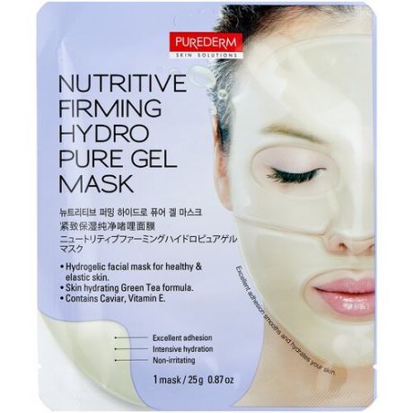 Purederm Гидрогелевая маска для укрепления и питания кожи, 25 г