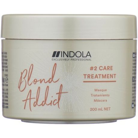 Indola Blond Addict Маска для окрашенных и обесцвеченных волос, 750 мл, бутылка