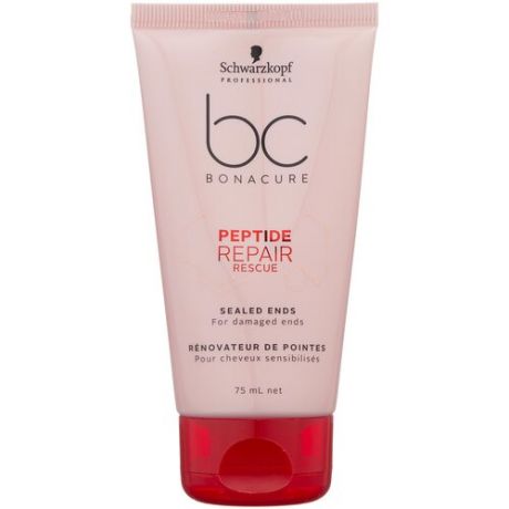 BC Bonacure Peptide Repair Rescue Сыворотка для секущихся кончиков, 75 мл, туба