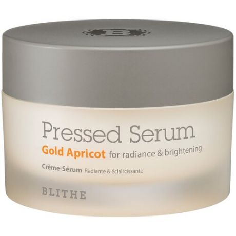 BLITHE Pressed Serum Gold Apricot Cпрессованная cыворотка-крем для сияния кожи лица, 50 мл