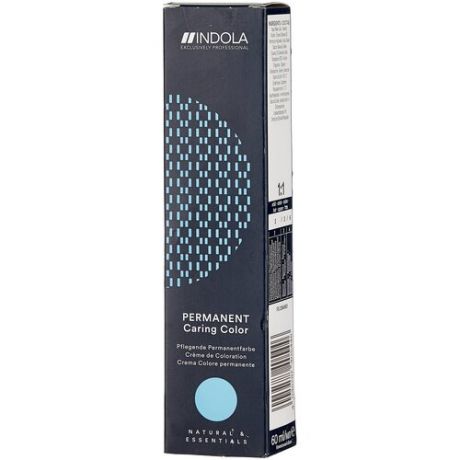 Indola Permanent Caring Color Стойкая крем-краска для волос Ageless, 7.20, Средний русый жемчужный натуральный, 60 мл