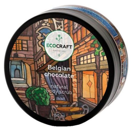 EcoCraft Скраб для тела Belgian chocolate, 150 мл