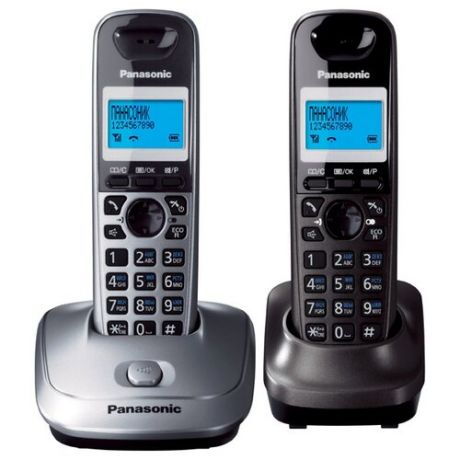 Радиотелефон Panasonic KX-TG2512 серебристый