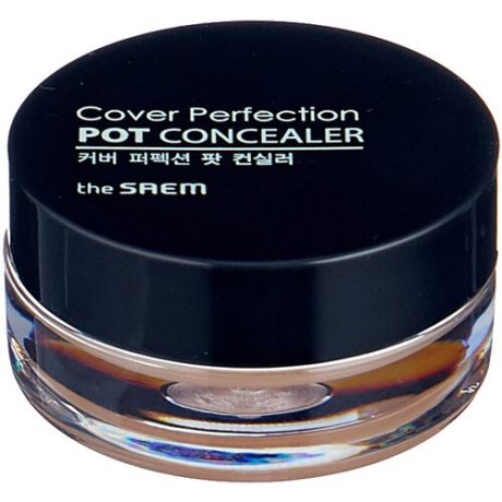 The Saem Консилер-корректор Cover Perfection Pot Concealer, оттенок 01 Clear Beige