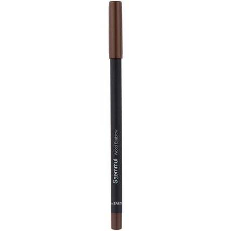 The Saem Карандаш для бровей Saemmul Wood Eyebrow, оттенок 01 brown