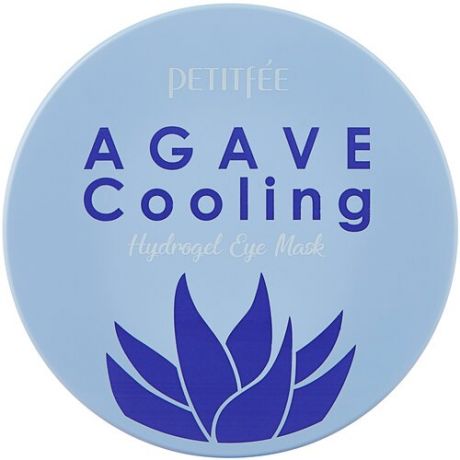 Petitfee охлаждающие гидрогелевые патчи с экстрактом агавы Agave cooling hydrogel eye mask, 60 шт.