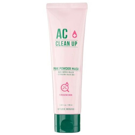 Etude House Маска для проблемной кожи AC Clean Up Pink Powder Mask, 100 мл