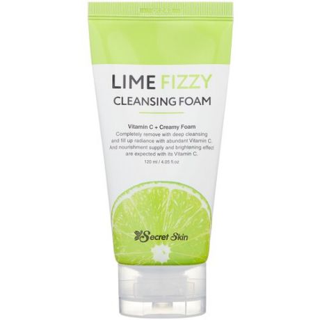 Secret Skin пенка для умывания Lime Fizzy Cleansing Foam, 120 мл