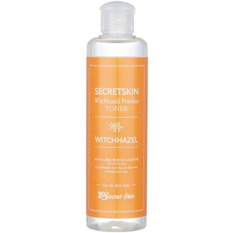 Secret Skin Тонер с экстрактом гамамелиса Witchhazel Poreless, 250 мл