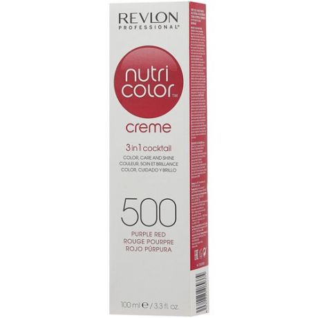 Крем Revlon Professional Nutri Color 3 in 1 cocktail 500 Purple Red, 100 мл