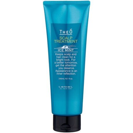 Lebel Cosmetics Крем-уход для кожи головы и волос Theo Scalp Treatment Ice Mint, 240 мл