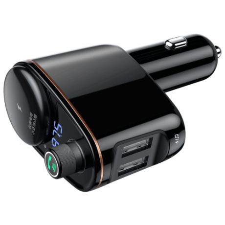 Автомобильное зарядное устройство Baseus Locomotive Bluetooth MP3 Vehicle Charger, черный