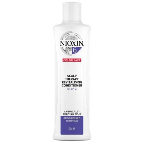 Nioxin кондиционер Scalp Therapy Conditioner System 6 для химически обработанных истонченных волос, 300 мл