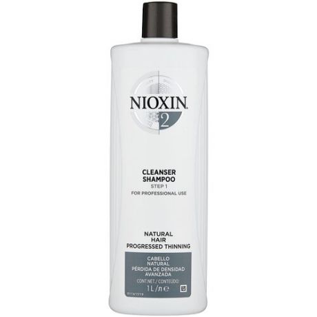 Nioxin шампунь System 2 Cleanser Step 1, 1000 мл