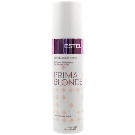 ESTEL Prima Blonde двухфазный спрей для светлых волос, 200 мл, бутылка