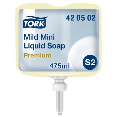 TORK Мыло жидкое Premium S2 Мини мягкое косметическое, 475 мл