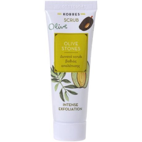 KORRES скраб для лица Olive stones intense exfoliation 18 мл