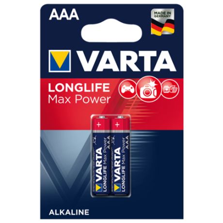 Батарейка VARTA LONGLIFE Max Power AAA, 4 шт.