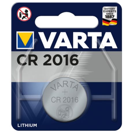 Батарейка VARTA CR2016, 1 шт.
