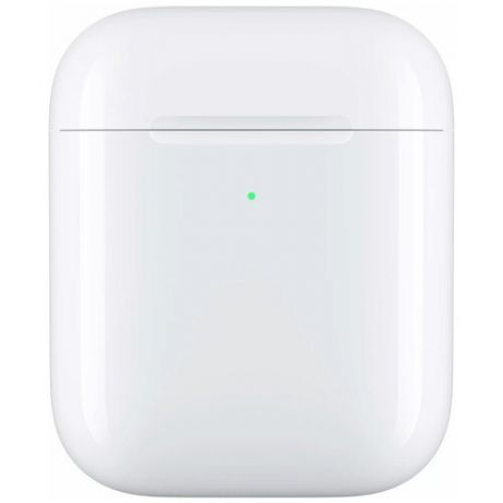 Чехол с аккумулятором Apple с беспроводной зарядкой для AirPods white