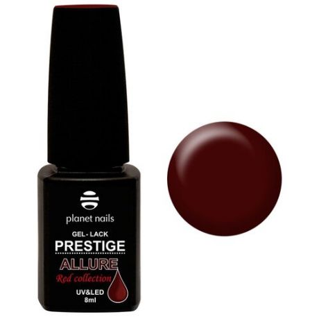 Planet nails Гель-лак Prestige Allure Red Collection, 8 мл, 656 краcно-коричневый