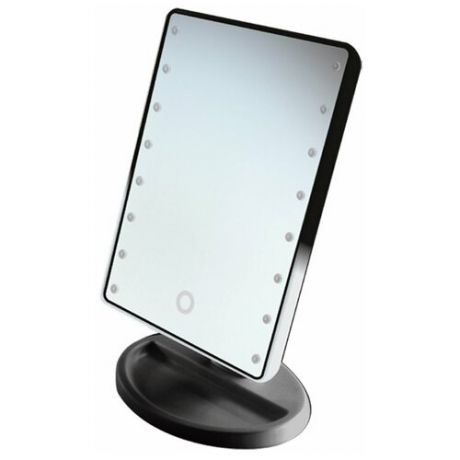 Зеркало косметическое настольное GESS uLike Mini с подсветкой черный