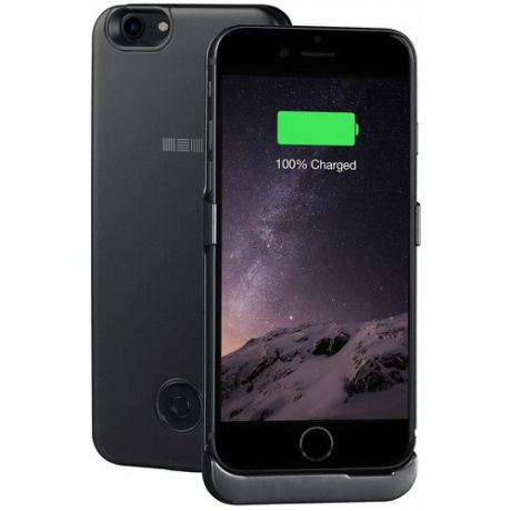 Чехол-аккумулятор INTERSTEP Metal battery case для iPhone 7/8 black