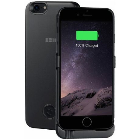 Чехол-аккумулятор INTERSTEP Metal battery case для iPhone 6/7/8 space gray