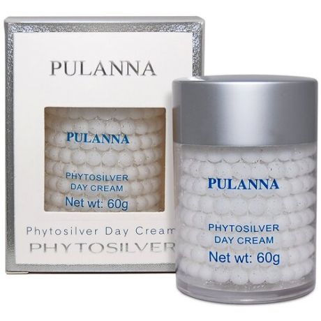 PULANNA Phytosilver Day Cream Дневной крем для лица и шеи с серебром, 60 г