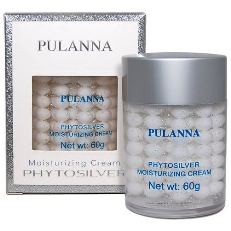 PULANNA Phytosilver Moisturizing Cream Увлажняющий крем для лица и шеи с серебром, 60 г