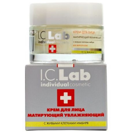 I.C.Lab Oil Balance крем для лица Матирующий увлажняющий для жирной кожи, 50 мл