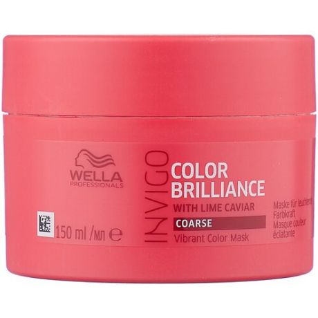 Wella Professionals INVIGO COLOR BRILLIANCE Маска-уход для защиты цвета жестких волос, 150 мл