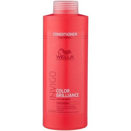 Wella Professionals бальзам-уход Invigo Color Brilliance Fine/Normal для защиты цвета окрашенных нормальных и тонких волос, 200 мл