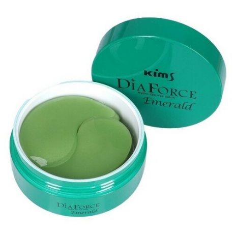 Kims Гидрогелевые патчи Dia Force Emerald Hydro-Gel Eye Patch, 60 шт.