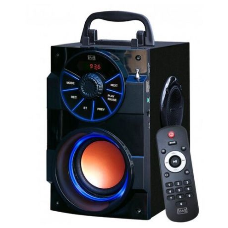 Портативная акустика Max MR-430, 9 Вт, черный