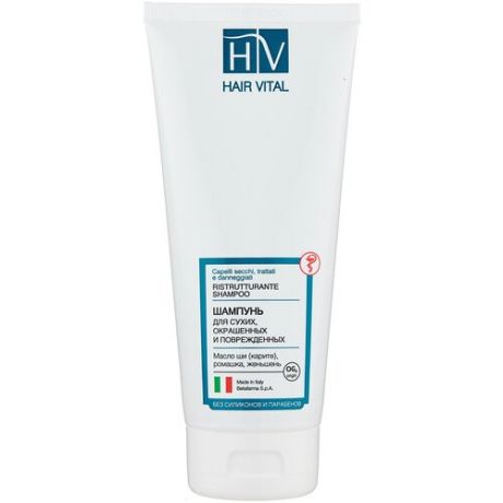 Hair Vital шампунь для сухих, окрашенных и поврежденных волос, 200 мл