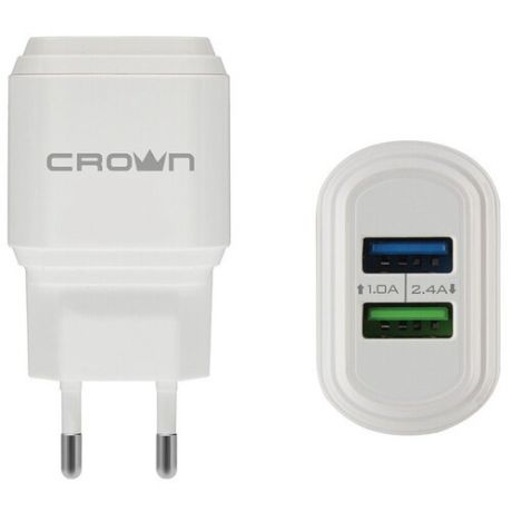 Сетевое зарядное устройство CROWN MICRO CMWC-3032, белый