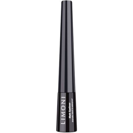 Limoni Матовая водостойкая подводка Matt Eyeliner, оттенок 01 black